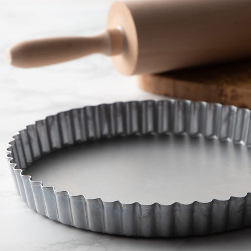 Endo Shoji 30cm Ulster Tart Pan with Removable Bottom Made in Japan-Kiichin - The #1 Place for Japanese Goods in Your Hand!