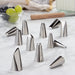 Endo Shoji Flower Nozzle Set 10 Pieces No.10 Stainless Steel Japan Made-Kiichin - The #1 Place for Japanese Goods in Your Hand!