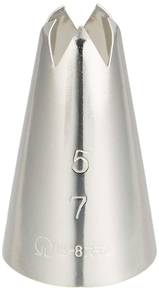 Endo Shoji Flower Shape Nozzle 5-Cut No. 7 Stainless Steel Japan 18-8-Kiichin - The #1 Place for Japanese Goods in Your Hand!