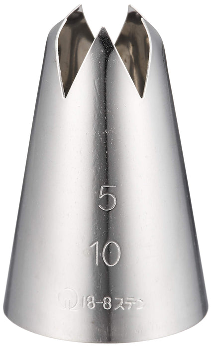 Endo Shoji Nozzle 5-Cut Flower No.10 18-8 Stainless Steel Japan Wkt31050-Kiichin - The #1 Place for Japanese Goods in Your Hand!