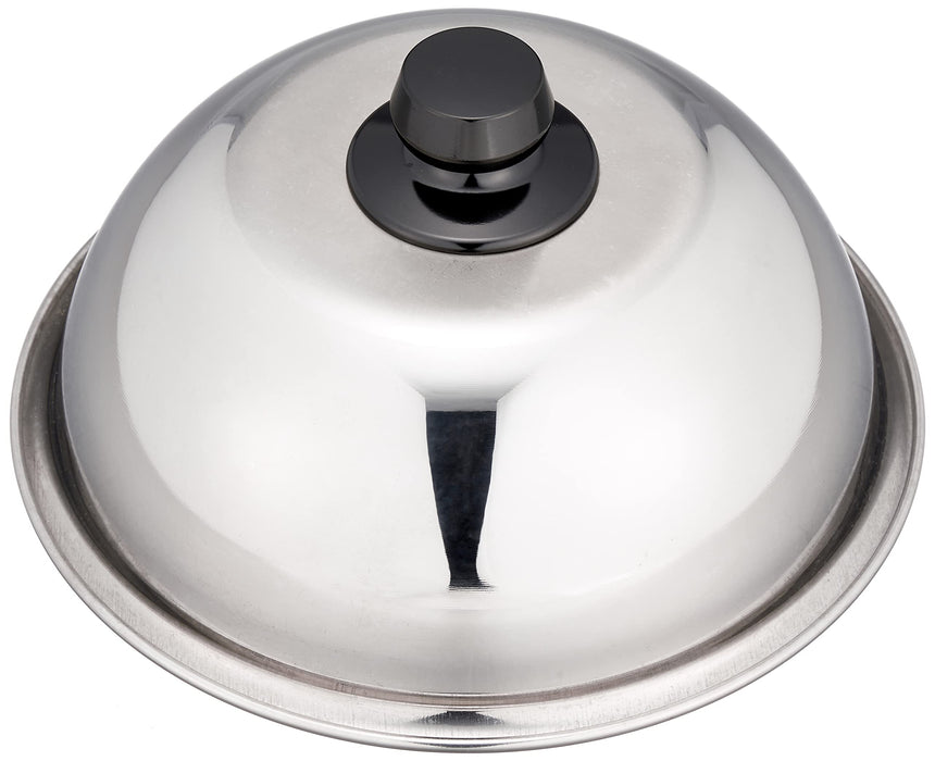 Endo Shoji Mini Frying Pan Cover 18-0 Stainless Steel for Okonomiyaki Japan-Kiichin - The #1 Place for Japanese Goods in Your Hand!