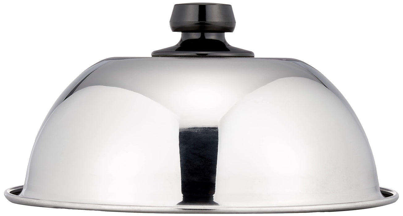 Endo Shoji Mini Frying Pan Cover 18-0 Stainless Steel for Okonomiyaki Japan-Kiichin - The #1 Place for Japanese Goods in Your Hand!