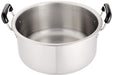 Endo Shoji 30cm Stainless Steel Pot with Plastic Handle for Induction Cookers-Kiichin - The #1 Place for Japanese Goods in Your Hand!