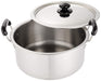 Endo Shoji 30cm Stainless Steel Pot with Plastic Handle for Induction Cookers-Kiichin - The #1 Place for Japanese Goods in Your Hand!