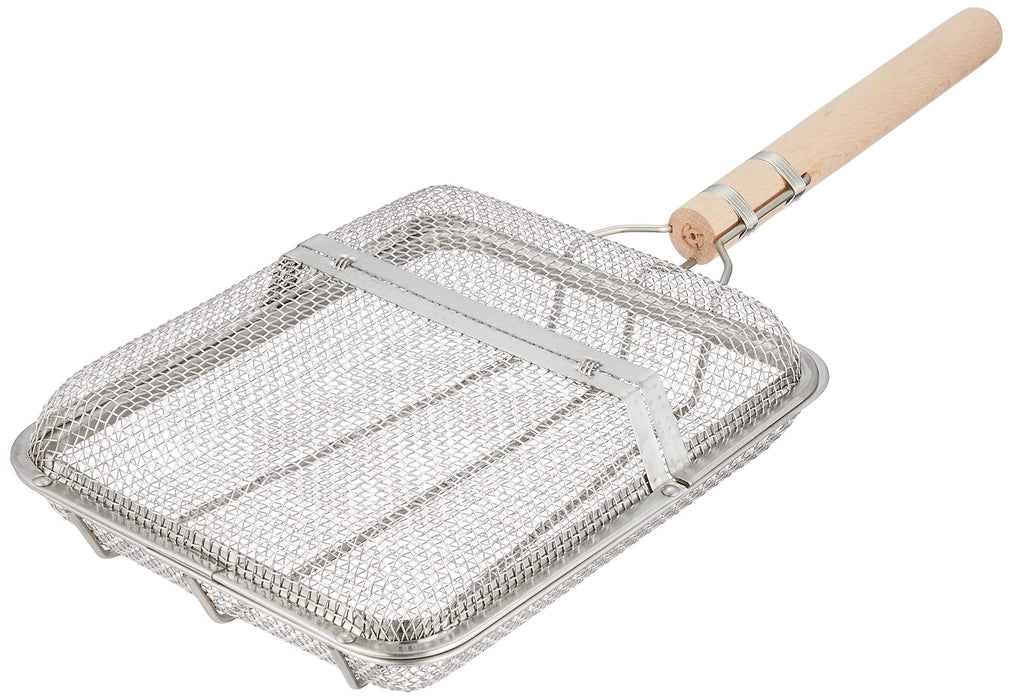 Endo Shoji Wooden Handle Ginkgo Roast Pan Large Bgv131 Professional Quality-Kiichin - The #1 Place for Japanese Goods in Your Hand!