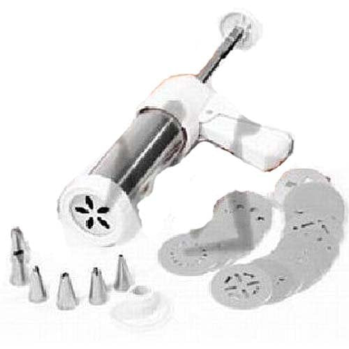 Endo Shoji Silikomart Cookie Press Stainless Steel Plastic Italy Acc007-Kiichin - The #1 Place for Japanese Goods in Your Hand!