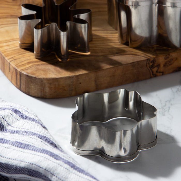 Endo Shoji Silver Cherry Blossom Medium Commercial Cookie Cutter Wktw002-Kiichin - The #1 Place for Japanese Goods in Your Hand!