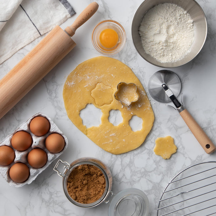 Endo Shoji Silver Cherry Blossom Medium Commercial Cookie Cutter Wktw002-Kiichin - The #1 Place for Japanese Goods in Your Hand!