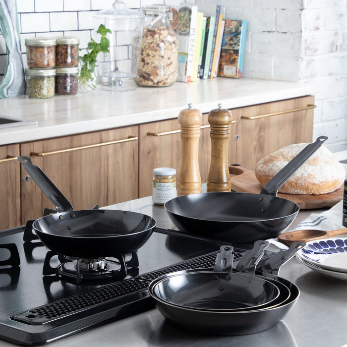 Endo Shoji Tkg Iron Frying Pan 20cm - Durable IH Compatible Even Heat-Kiichin - The #1 Place for Japanese Goods in Your Hand!