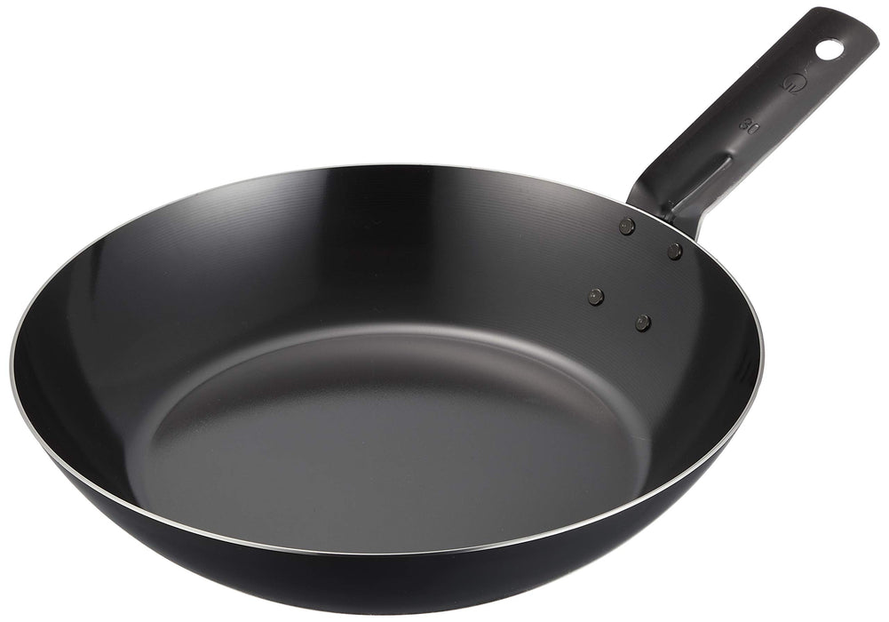 Endo Shoji Tkg 30cm Iron Frying Pan: Easy Short Handle Uniform Heating-Kiichin - The #1 Place for Japanese Goods in Your Hand!