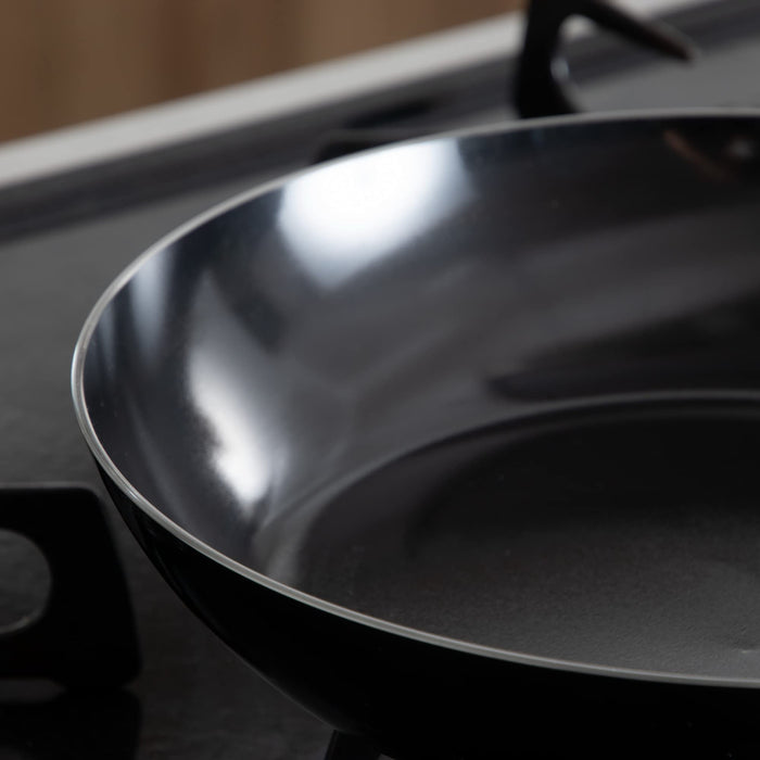 Endo Shoji Tkg 30cm Iron Frying Pan: Easy Short Handle Uniform Heating-Kiichin - The #1 Place for Japanese Goods in Your Hand!