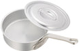 Endo Shoji 21cm Shallow Anodized Saucepan 2.3L Durable Corrosion-Resistant-Kiichin - The #1 Place for Japanese Goods in Your Hand!
