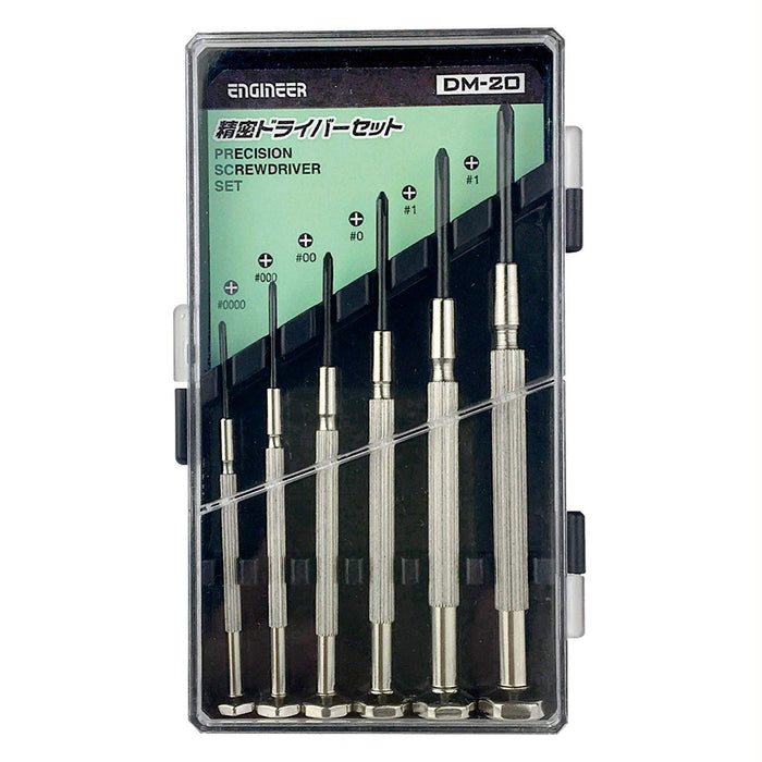 Engineer DM-20 精密 6 件套螺丝刀套装 - 高品质工具