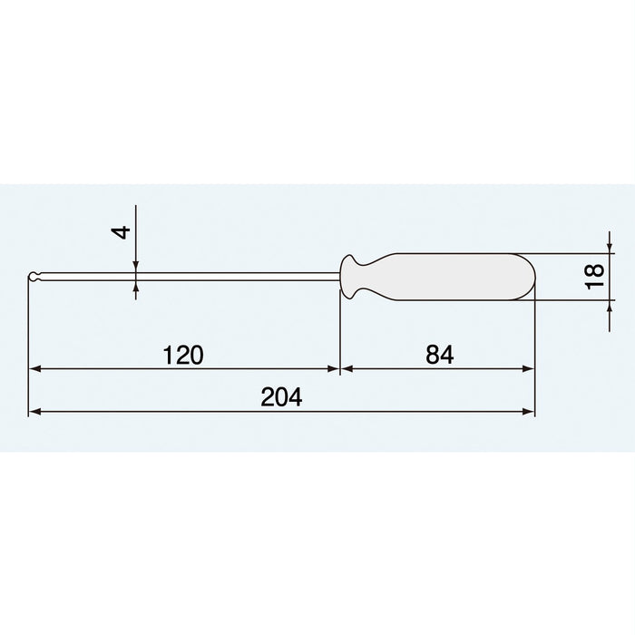 Engineer Db-40 球頭驅動器 4.0 毫米 - 高品質對側設計