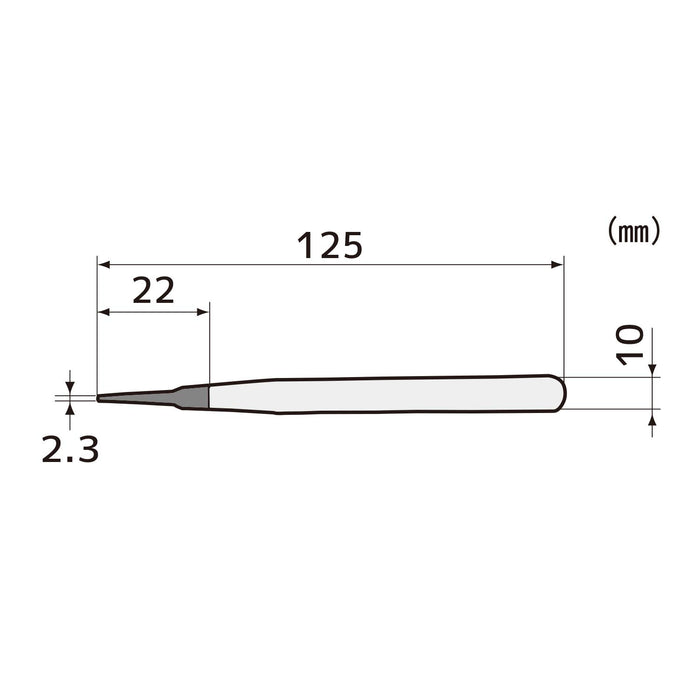 Engineer 125mm Anti-Static ESD Flat Type Tweezers - PTZ-46 Model