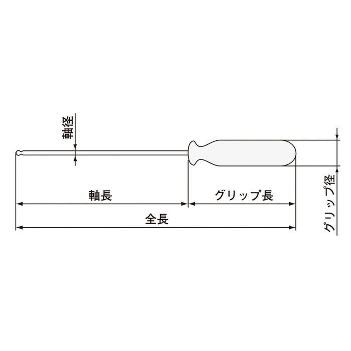 Engineer 品牌六角螺絲起子 4 件組 Dk-01 系列