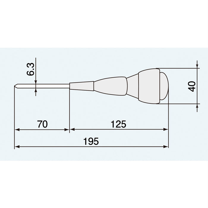 Engineer Master Grip Driver 6x1mm - High Precision DG-09 Tool