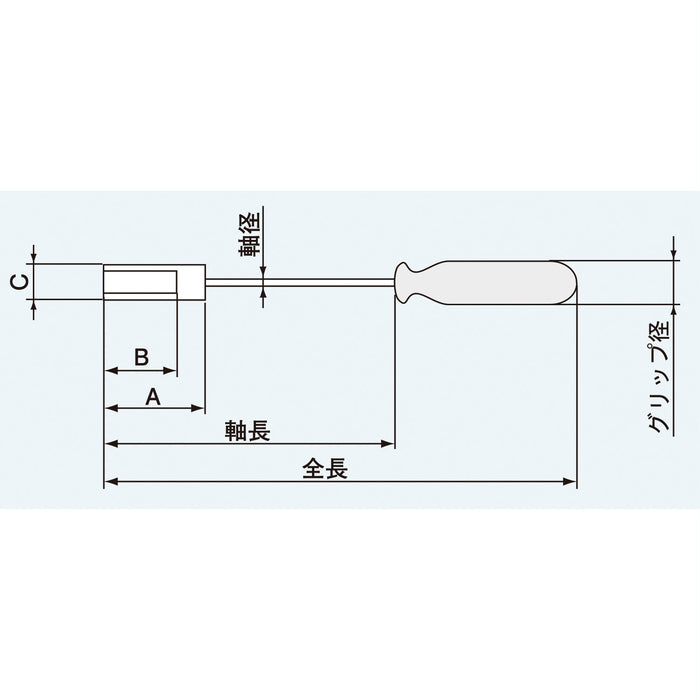 工程师 9 毫米螺母起子型号 DN-09 耐用手动工具