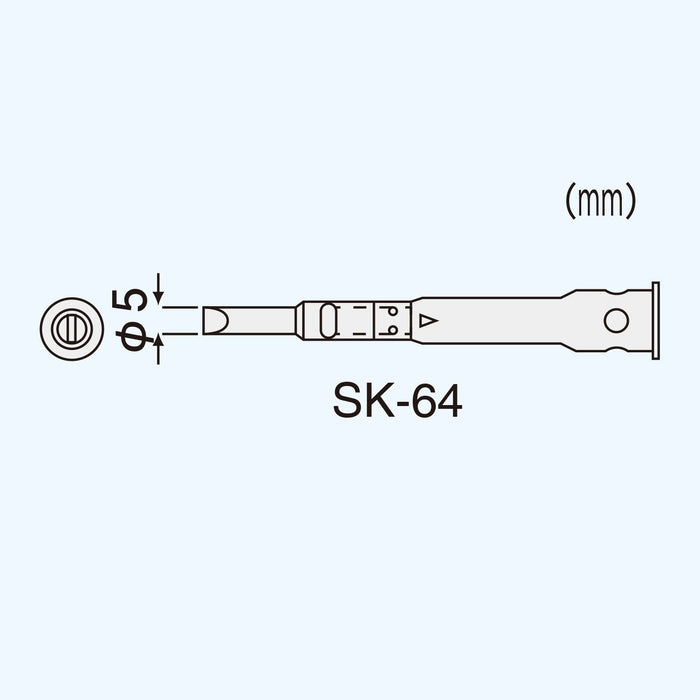 Engineer SK-64 Soldering Iron Tip Compatible with SK-60 Series