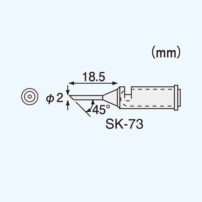 Engineer SK-73 烙铁头与 SK-70 系列工具兼容