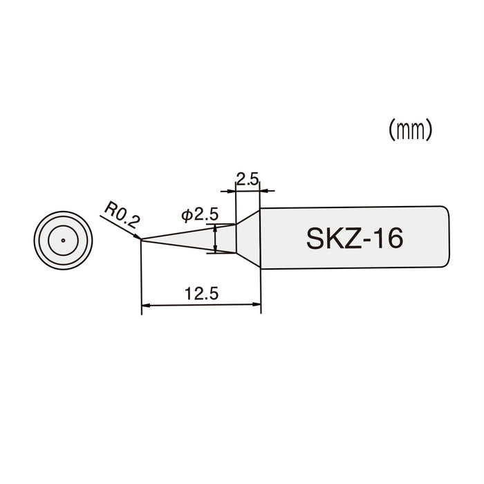 Engineer Brand SKZ-16 Soldering Iron Tip for Precision Engineering