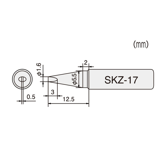 Engineer Skz-17 高品質烙鐵頭，適合精密作業