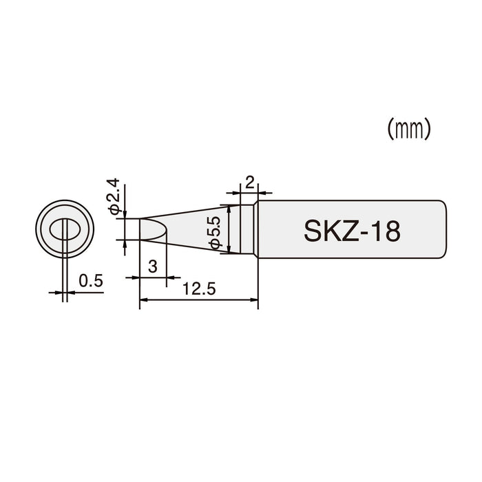 Engineer Brand SKZ-18 High-Quality Soldering Iron Tip