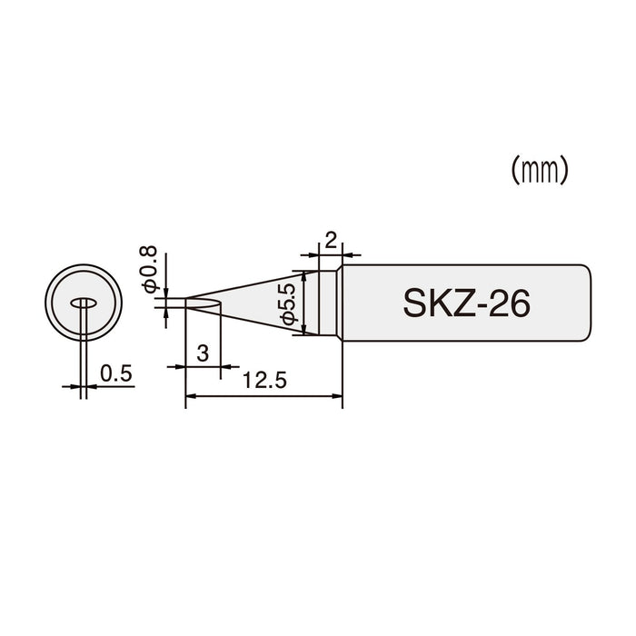 用於精密工程的工程師品牌 SKZ-26 烙鐵頭