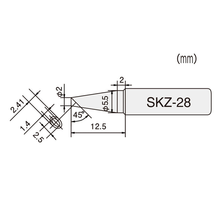 Engineer Brand SKZ-28 Soldering Iron Tip - Superior Quality