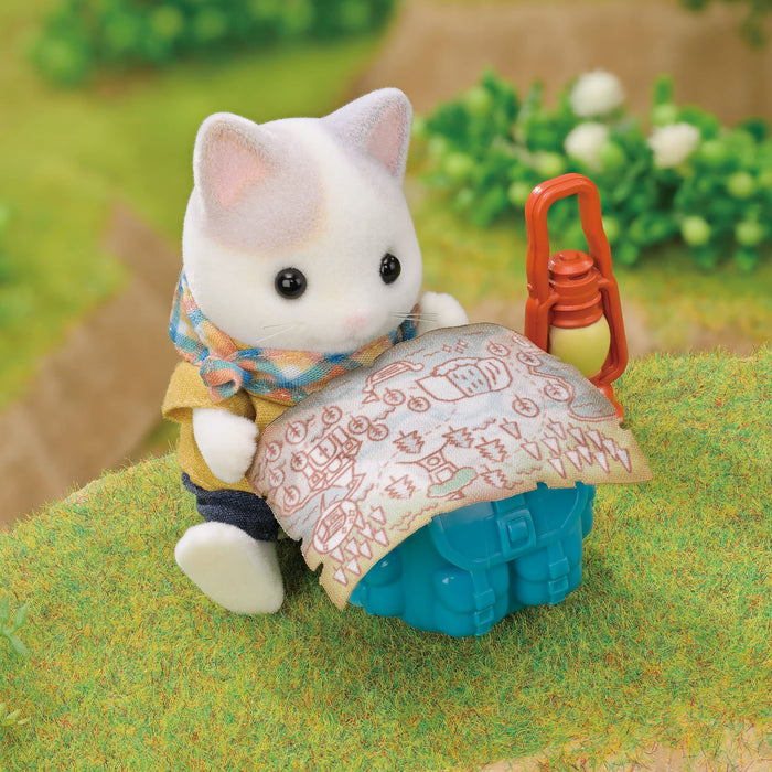 Epoch Sylvanian Families 拿铁猫兄弟姐妹娃娃屋套装儿童玩具适合 3 岁以上