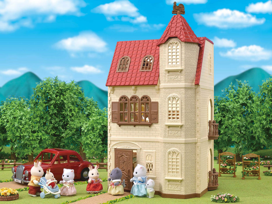 Epoch Sylvanian Families 住宅 红屋顶电梯 Ha-49