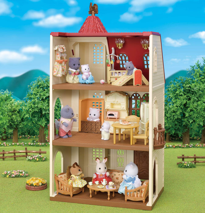 Epoch Sylvanian 家庭住宅紅屋頂電梯 Ha-49