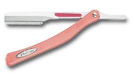 Feather Safety Razor Regular Type Pink with Leather Preview