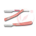 Feather Safety Razor - Preview Leather Straight Type Pink Edition-Kiichin - The #1 Place for Japanese Goods in Your Hand!