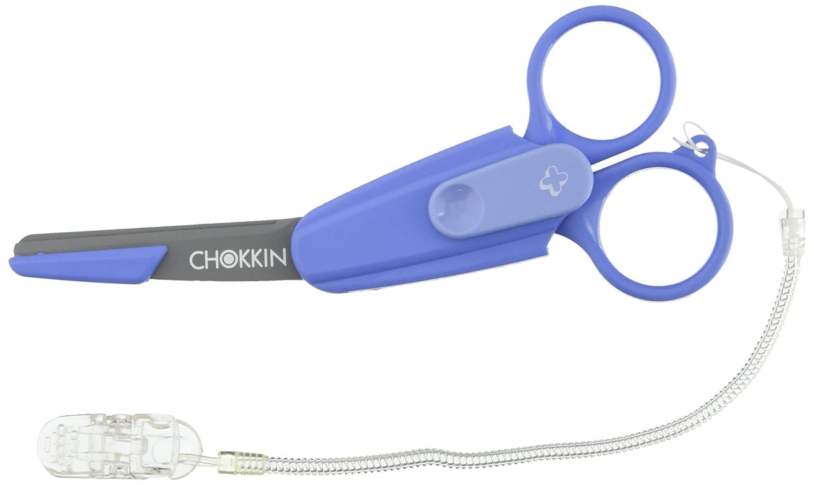 Feather Blue Razor Feather Safety Razor Chokkin CC-B - Premium Blue Razor by Feather Bran