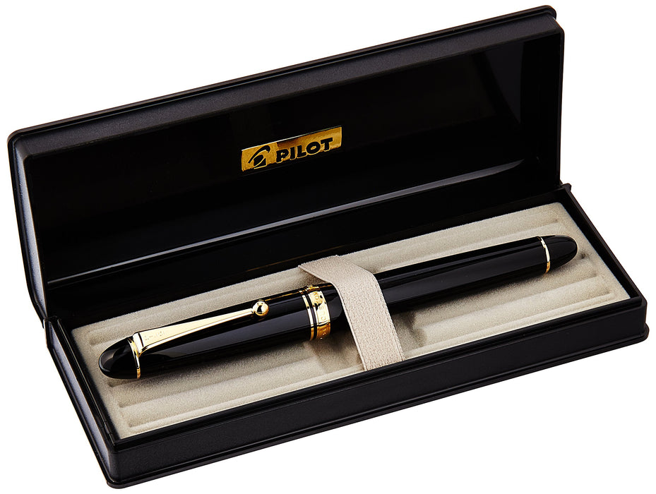 Pilot Custom 742 黑轴钢笔 Extra Bold BB - FKK2000RBBB