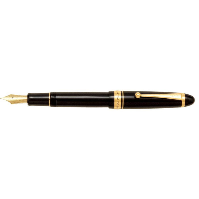 Pilot Custom 743 黑色中号细尖 SFM 钢笔柔和色调 FKK3000RBSFM