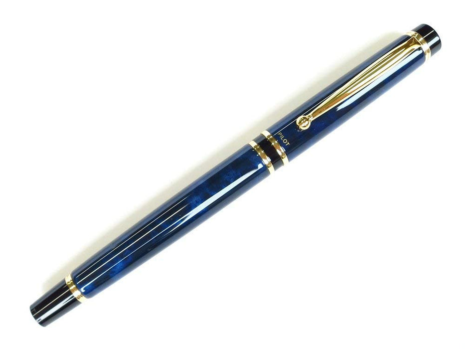 Pilot FG1MRBLF Granse Fine Point Fountain Pen Black and Blue Axis