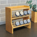 Hehe∞Takemi｜∞Takemi Bamboo Spice Rack 3-Tier Slanted Large Capacity Organizer-Kiichin - The #1 Place for Japanese Goods in Your Hand!