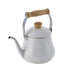 Fuji Horo Enamel Drip Kettle 1.5L White Induction Friendly-Kiichin - The #1 Place for Japanese Goods in Your Hand!