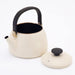 Fuji Horo 2.5L Vanilla Wide Mouth Kettle IH Compatible Enamel Clf-2.5K.Va-Kiichin - The #1 Place for Japanese Goods in Your Hand!