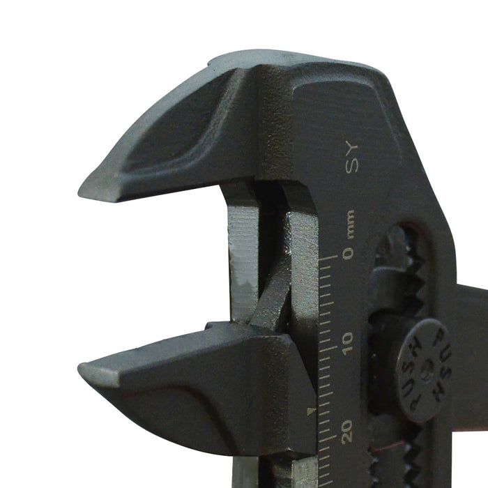 Fujiya Power Monkey Pliers 183mm Black Gold Maximum Opening 35mm