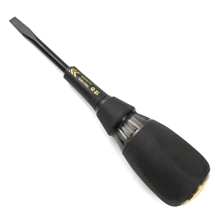 Fujiya Safety Penetration Driver Black Gold 6x100mm Ideal for Electrical Work