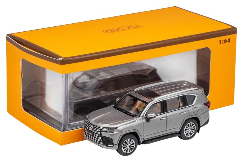 Gaincorp Products Lexus LX600 1/64 LHD Gray Model Car-Kiichin - The #1 Place for Japanese Goods in Your Hand!