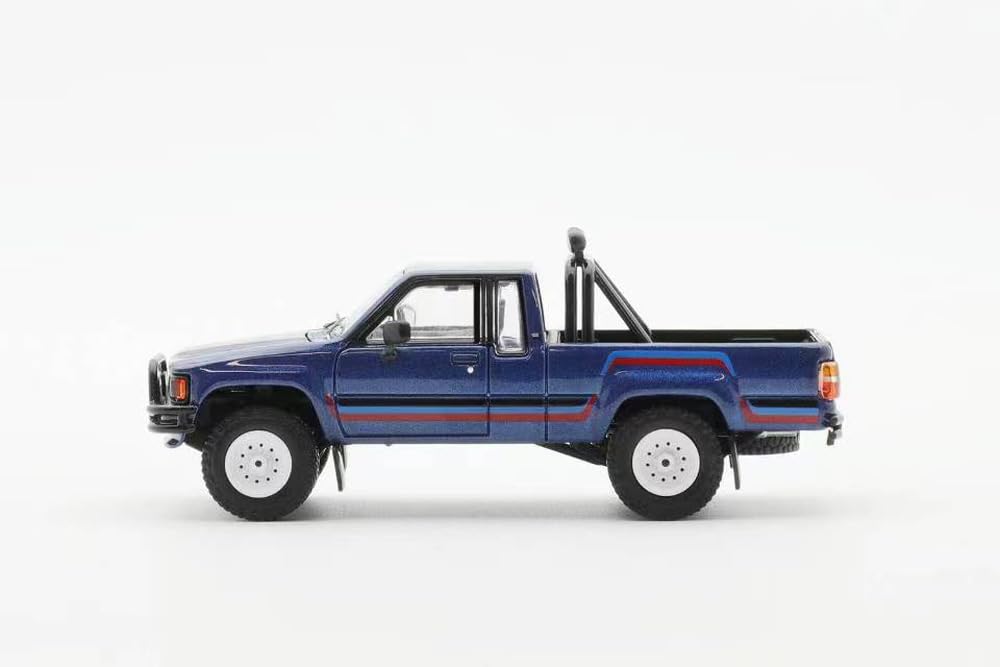 Gaincorp Products 1/64 Toyota Hilux SR5 Xtra Cab 1985 LHD Blue Model-Kiichin - The #1 Place for Japanese Goods in Your Hand!