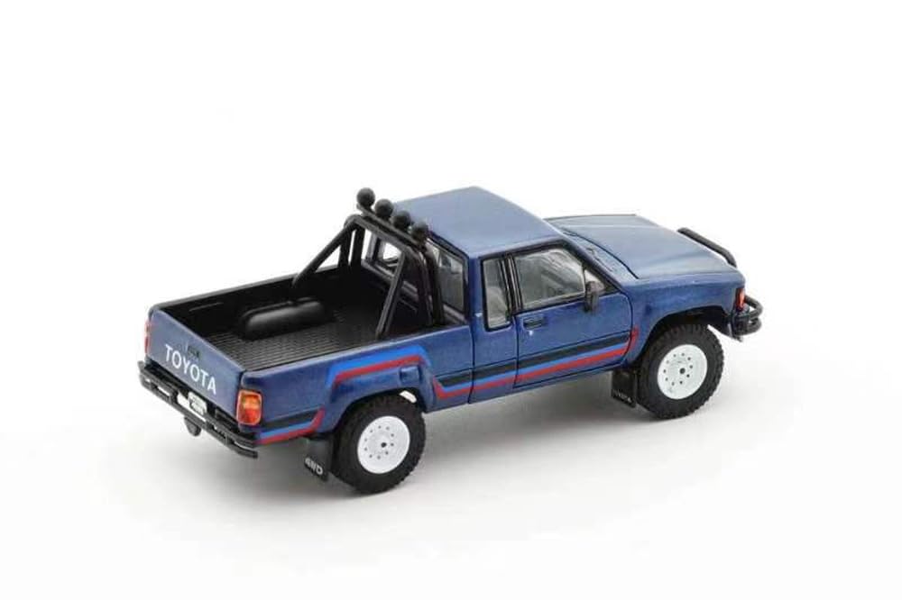Gaincorp Products 1/64 Toyota Hilux SR5 Xtra Cab 1985 LHD Blue Model-Kiichin - The #1 Place for Japanese Goods in Your Hand!