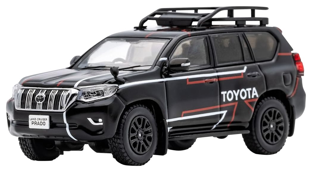 Gaincorp Products 1/64 Toyota Land Cruiser Prado 150 Rally RHD Black M