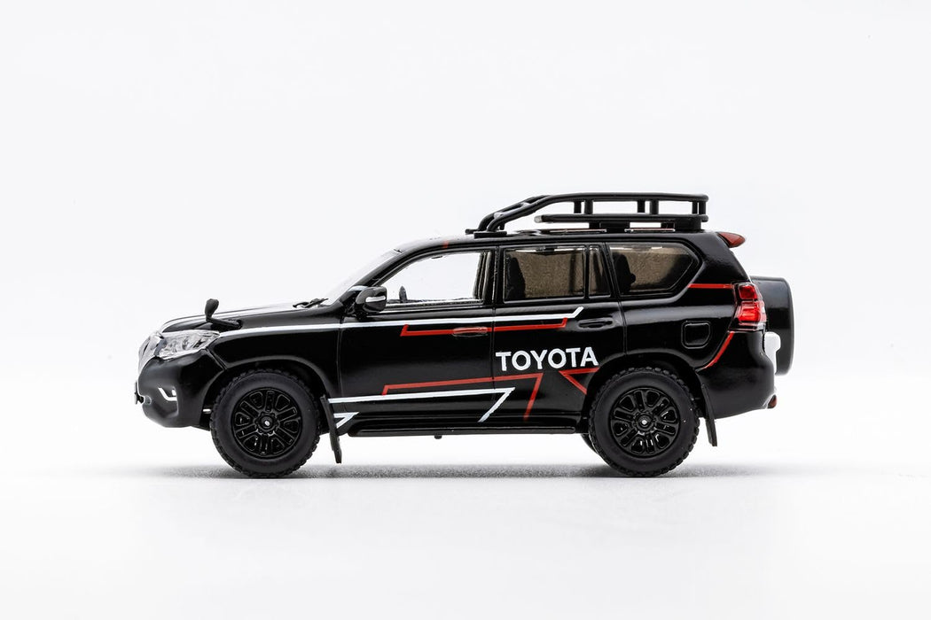 Gaincorp Products 1/64 Toyota Land Cruiser Prado 150 Rally RHD Black Model-Kiichin - The #1 Place for Japanese Goods in Your Hand!