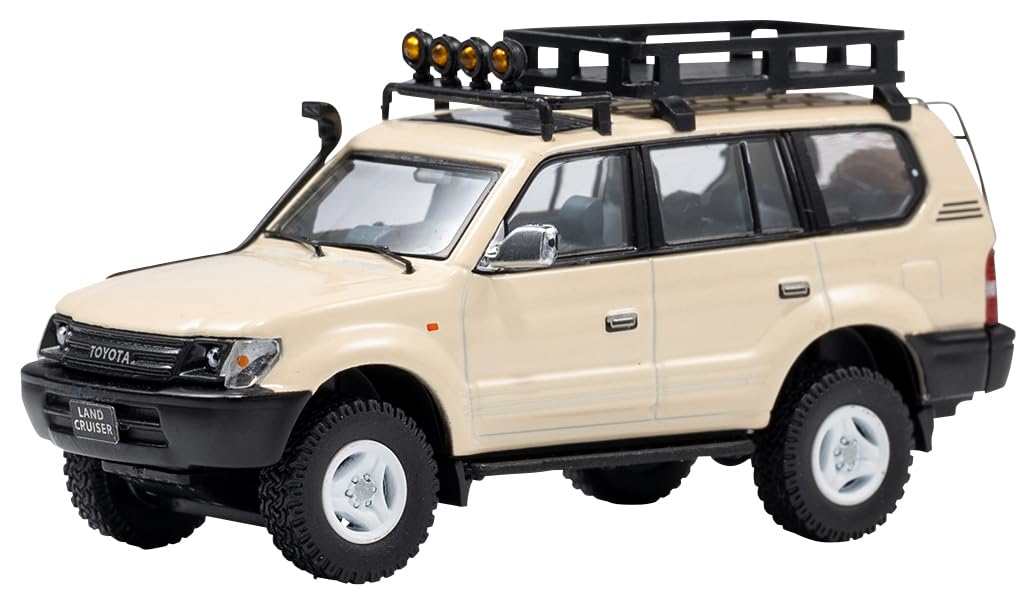 Gaincorp Products 1/64 Toyota Land Cruiser Prado 90 Lhd Beige Retrofit Model-Kiichin - The #1 Place for Japanese Goods in Your Hand!