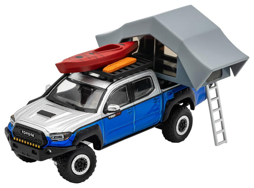Gaincorp Products 1/64 Toyota Tacoma Camping Version Lhd Silver Blue-Kiichin - The #1 Place for Japanese Goods in Your Hand!